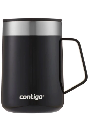 Streeterville Thermalock Insulated Desk Mug 420ml - Licorice Black