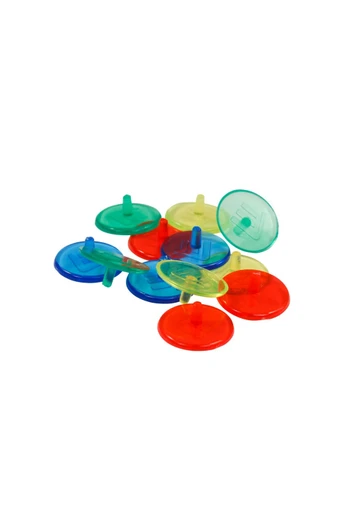Neon Golf Ball Markers 12-Pack - Multicoloured