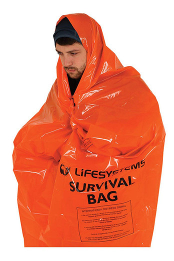 Emergency Survival Blanket Bag - Orange