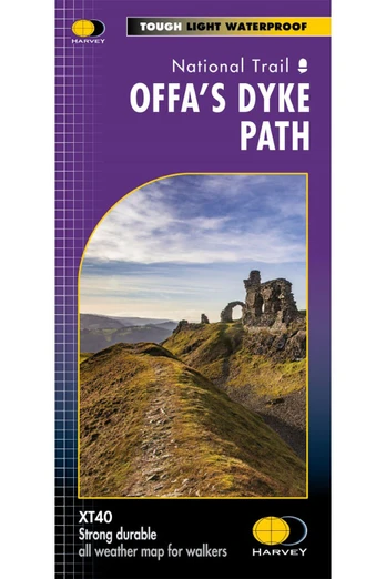 Offa's Dyke Path Trail Map - Scale: 1:40,000