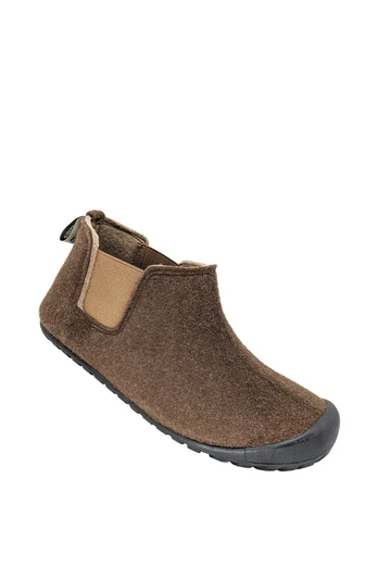 Brumby Womens Slipper Boots - Chocolate/Cream
