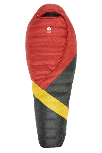 Cloud 20 800 Dridown Sleeping Bag - Red/Grey/Yellow