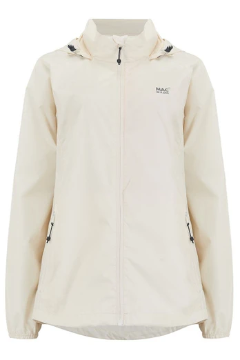 Origin Unisex Packable Waterproof Jacket - Ivory