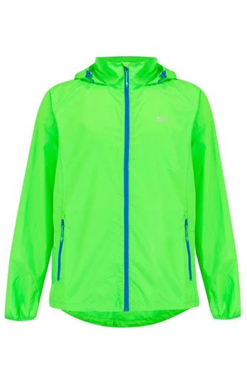 Origin Unisex Packable Waterproof Jacket - Neon Green