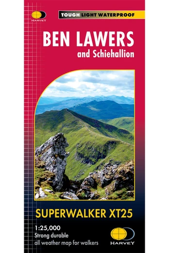 Ben Lawers and Schiehallion Superwalker Map - Scale: 1:25,000