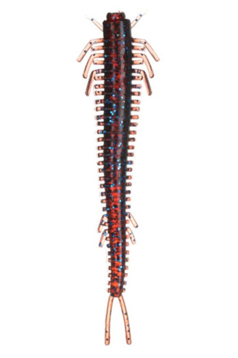 Twitch Worm 2.5" Pack of 15 - UV Bloodworm