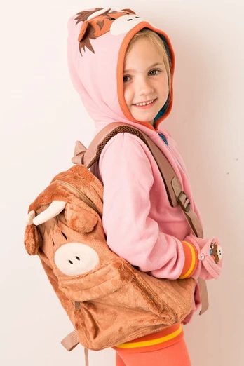 Kids Neutral Hamish Rucksack - Brown