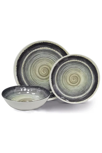 Florence 12-Piece Plate & Bowl Melamine Dinner Set - Florence