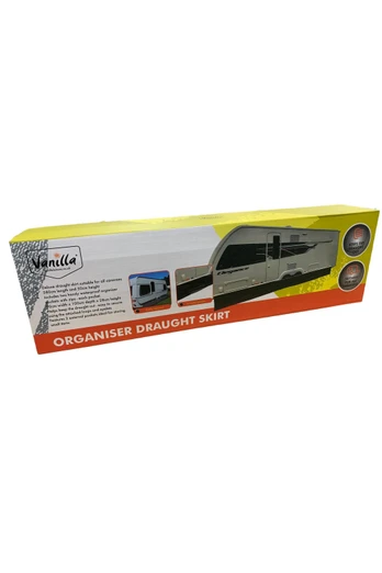 Organiser Draught Skirt for Caravans - Grey