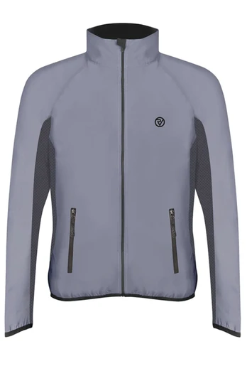 Reflect360 Mens Reflective Running Jacket - Grey