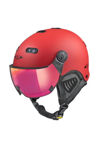 Carachillo Helmet with Photochromic Mirror Visor - Red ST/Vario Polarised Red