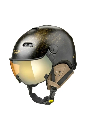 Carachillo Helmet with Photochromic Mirror Visor - Bronze Vintage/Vario Gold