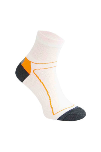 Reflective Low Cut Unisex Cycling Socks - Snow