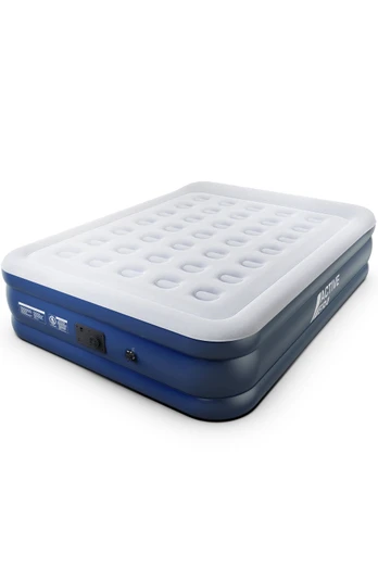 King Size Comfort Air Bed - Blue & White