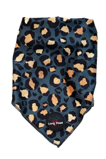 Funk the Dog Bandana - Leopard Green & Gold