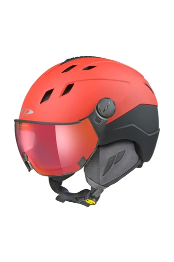 Corao+ Helmet with Mirror Visor - Red ST/Vario Polarised Red