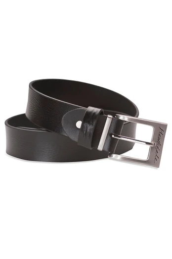 Mens Leather Belt 1.25" Width - Black