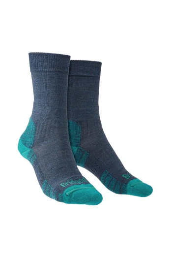 Womens Lightweight Merino Hiking Socks - Denim