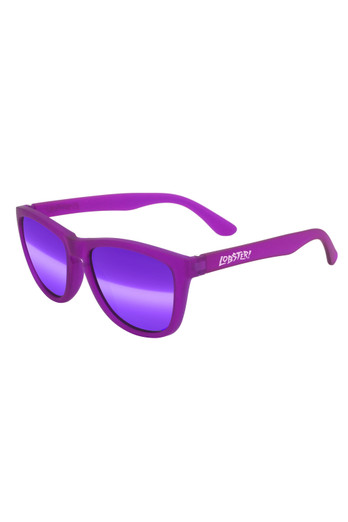 Schwarzeniper Polarised Wayfarer Unisex Sunglasses - Purple