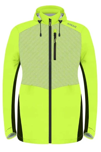 Lumina Women's Reflective Running Jacket - Yellow