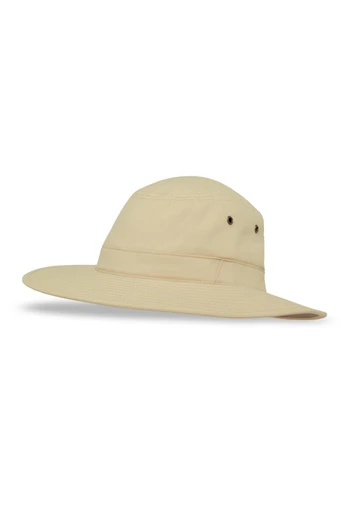 Passport Unisex Packable UPF 50+ Fedora Sun Hat - Cream