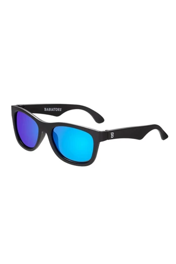 Polarised Kids Navigator Sunglasses - Jet Black