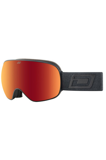 MUTANT 2.0 Unisex Snow Goggles - Black/Red Mirror & Yellow