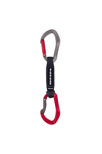 Alpha Sport Quickdraw for Rock Climbing - Red 12cm