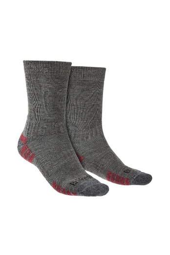 Mens Lightweight Merino Hiking Socks - Grey/Heather