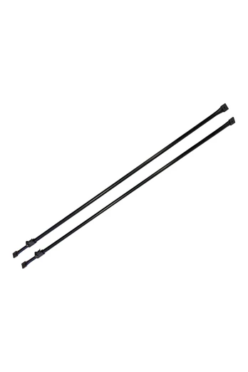 Adjustable Roof Stretcher Poles (115-215cm) 2pcs - Black