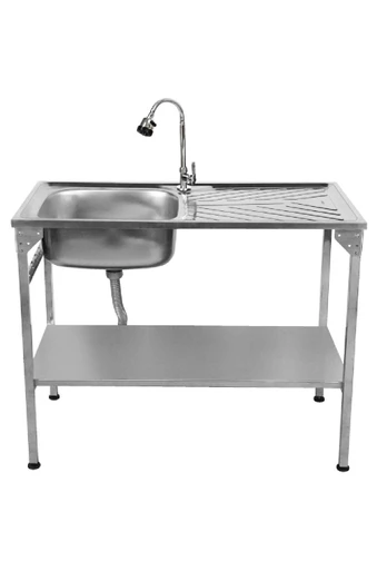 Folding Camping Sink - Silver