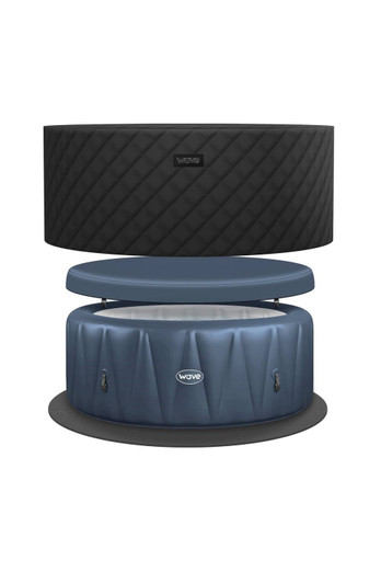 Atlantic 6-Person EnergySave Hot Tub Bundle - Navy