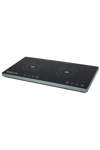 Double Induction Cooker 800w + 800w - Black/Silver