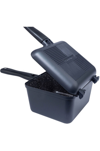 Connect Deep Pan & Griddle Granite Edition (RM778) - Dark Grey