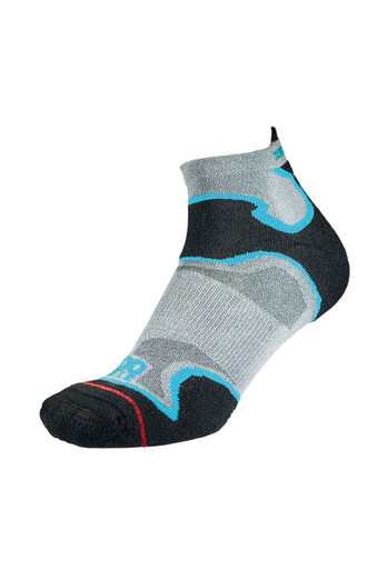 Ladies Fusion Socklet Repreve Low Cut Socks - Blue