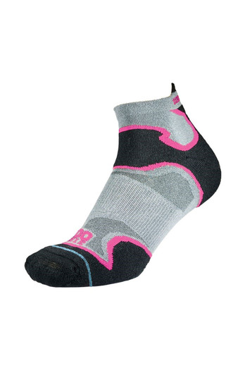 Ladies Fusion Socklet Repreve Low Cut Socks - Pink
