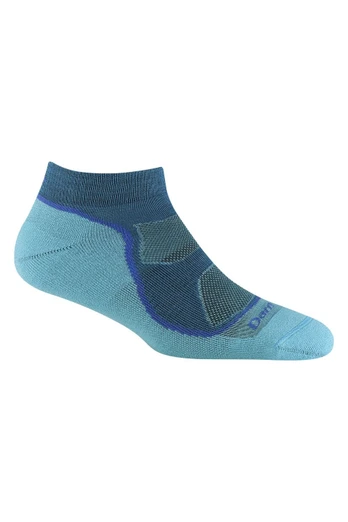 Ladies No Show Lightweight Hiking Merino Socks - Blue