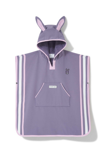 Hop Kids Lined Poncho - Purple/Pink