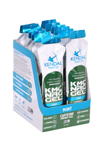 KMC NRG GEL Energy Gel 12 x 70g - Mint (Caffeine)