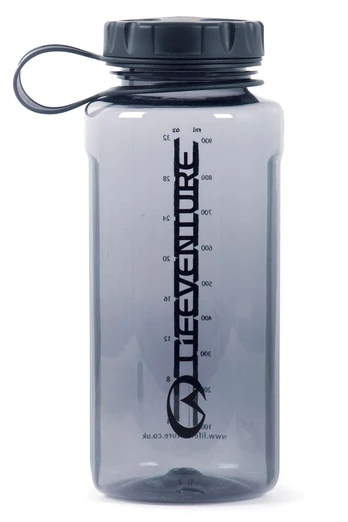 BPA Free Tritan Water Bottle With Strap 1000ml - Graphite