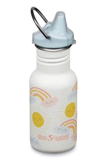 Kids Classic 355ml Water Bottle Sippy Cap - Rainbows