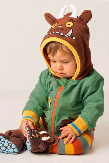 Kids Gruffalo Hoodie - Green