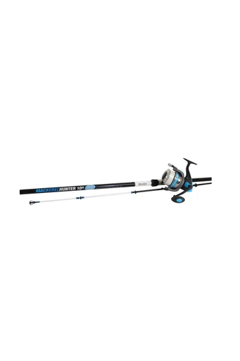 Rovex Mackerel Spinning 8ft Fishing Rod and Reel - Black