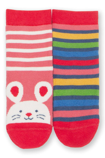 Baby/Kids 90% Organic Cotton Grippy Socks - Mrs Mouse