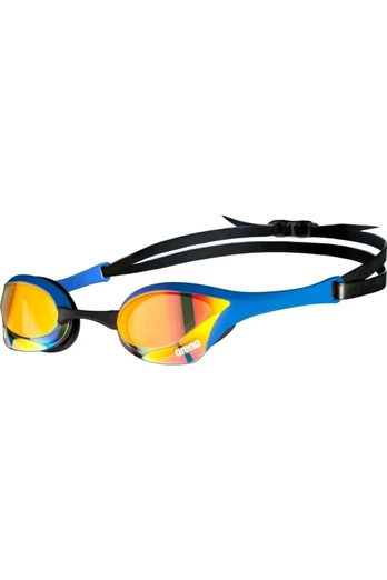 Cobra Unisex Ultra Swipe Mirror Swimming Goggles - Yellow/Copper/Blue