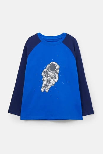 Mason Kids Long Sleeved Top - Spaceman Print