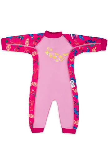 Splashy Swimsuit Made With e-Flex Baby Wetsuit - Joni Sea Friends Pink