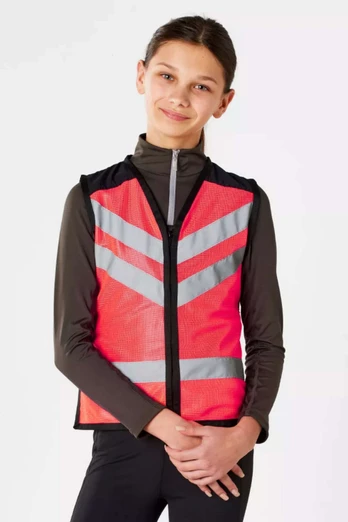Kids High Viz Riding Tabard - Fluorescent Orange