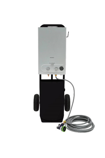 Deluxe Portable Horse Shower - Black