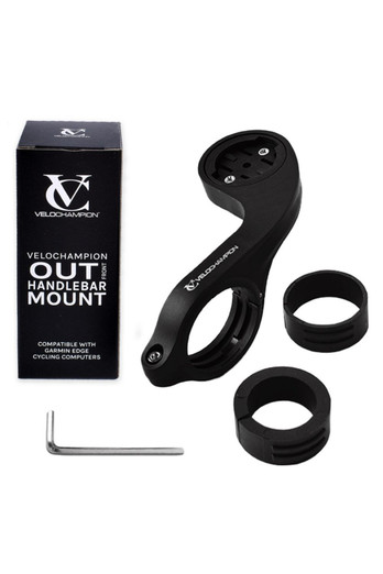 Bike Handlebar Mount Compatible with Garmin - Black